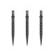 Náhradné hroty na steel šípky Cuesoul Touch Point II V Cuts Gun Grey, 29mm, 3ks