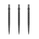 Náhradné hroty na steel šípky Cuesoul Touch Point II V Cuts Gun Grey, 37mm, 3ks