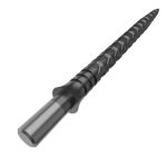 Náhradné hroty na steel šípky Cuesoul Touch Point II V Cuts Gun Grey, 45mm, 3ks