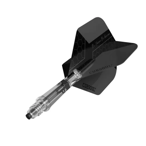 Cuesoul KOFF čierne integrované Big Standard letky a karbonové násadky veľkosti 2