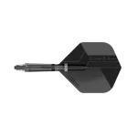 Cuesoul KOFF čierne integrované Big Standard letky a karbonové násadky veľkosti 4