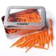 Náhradné plastové hroty Cuesoul oranžové 32mm 100ks na soft šípky