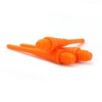 Náhradné plastové hroty Cuesoul oranžové 32mm 100ks na soft šípky