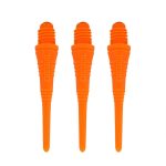 Náhradné plastové hroty Cuesoul oranžové 32mm 100ks na soft šípky