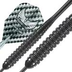Sada steel šípok Harrows Black Arrow 20g K, Brass