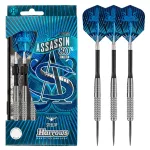 Šípky Harrows steel Assassin 25g, 80% wolfram