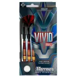 Sada steel šípok Harrows Vivid R červené 22g, brass