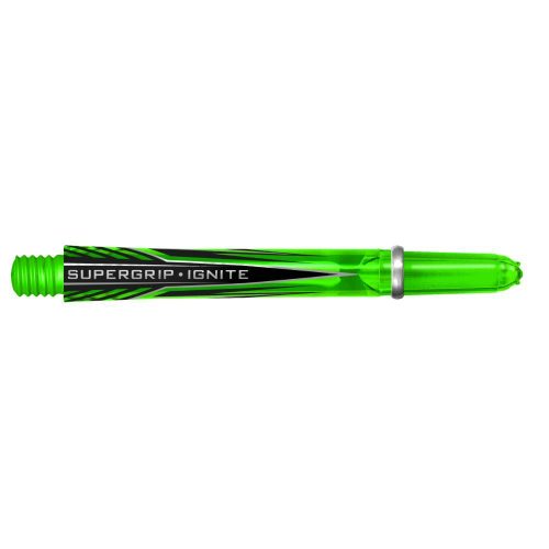 Násadky na šípky Harrows Supergrip Ignite zelené, dlhé 47mm