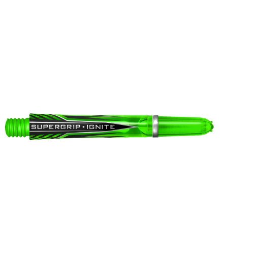 Násadky na šípky Harrows Supergrip Ignite zelené, midi 40mm