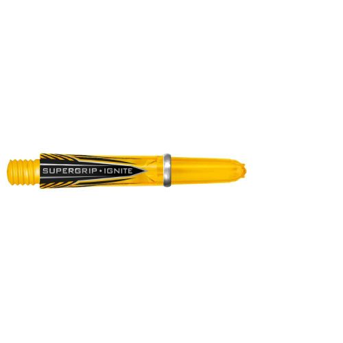 Násadky na šípky Harrows Supergrip Ignite žlté, krátke 33mm