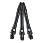 Násadky na šípky Harrows Anodised hliník čierne, krátke