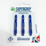 Násadky na šípky Harrows Supergrip modré, dlhé