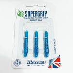 Násadky na šípky Harrows Supergrip aqua, krátke