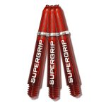 Násadky na šípky Harrows Supergrip červené, krátke