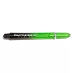 Násadky na šípky Harrows Supergrip Fusion čierne, zelené, dlhé