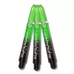 Násadky na šípky Harrows Supergrip Fusion čierne, zelené, stredné