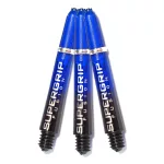 Násadky na šípky Harrows Supergrip Fusion čierne, modré, krátke