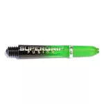 Násadky na šípky Harrows Supergrip Fusion čierne, zelené, krátke