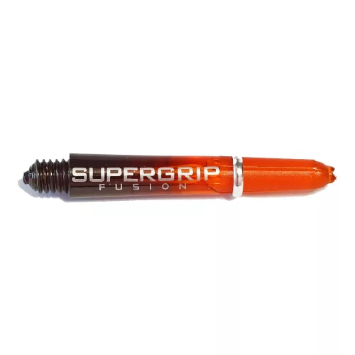 Násadky na šípky Harrows Supergrip Fusion čierne, oranžové, krátke