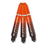 Násadky na šípky Harrows Supergrip Fusion čierne, oranžové, krátke