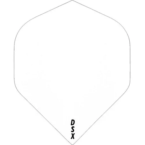 Letky na šípky Designa DSX100 biele No2 100 mikrónové