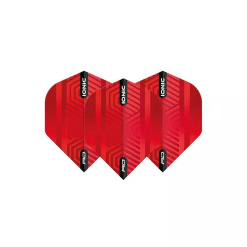 Letky na šípky Red Dragon Hardcore Ionic, červené, extra hrubé