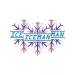 Letky na šípky Red Dragon Hardcore Premium Gerwyn Price Iceman dúhové, extra hrubé