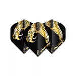 Letky na šípky Red Dragon Hardcore Premium Peter Wright Snakebite zlaté