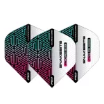 Letky na šípky Red Dragon Hardcore Premium Snakebite bielo-dúhové, extra hrubé