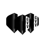 Letky na šípky Red Dragon Hardcore Gian van Veen, čierne, 100 mikrónové