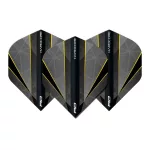 Letky na šípky Red Dragon Hardcore Premium Seren Onyx No2, čierne, sivé