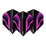 Letky na šípky Red Dragon Hardcore Premium Tyrian No2, čierne, fialové