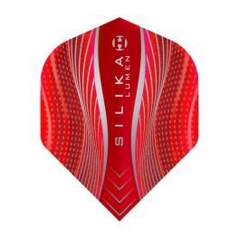 Letky na šípky Harrows Silika Lumen červené, No2, 100 mikrónové