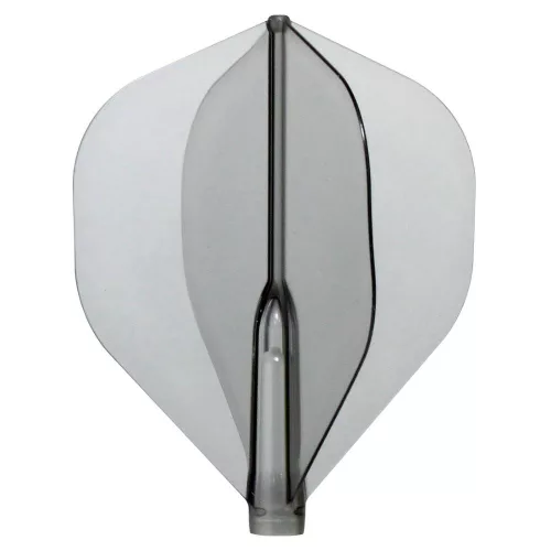 Letky na šípky Cosmo Fit Flight Air Standard priesvitné čierne