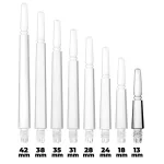 Násadky na šípky Cosmo Fit priehľadné, otočné 13 mm