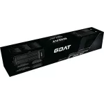 Koberec pred terč GOAT Checkouts čierny 285x80cm motív výstupnej tabuľky