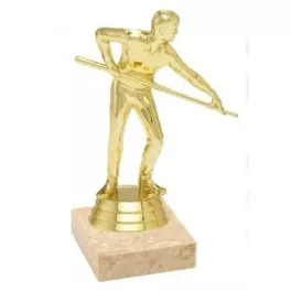 Prozona Trofej biliardový hráč zlatá 14 cm