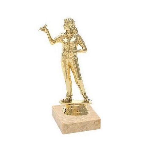 Šípkarská trofej - hráčka, 15cm vysoká