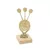Šípkarská trofej - 3 šípky a terč, 14cm vysoká