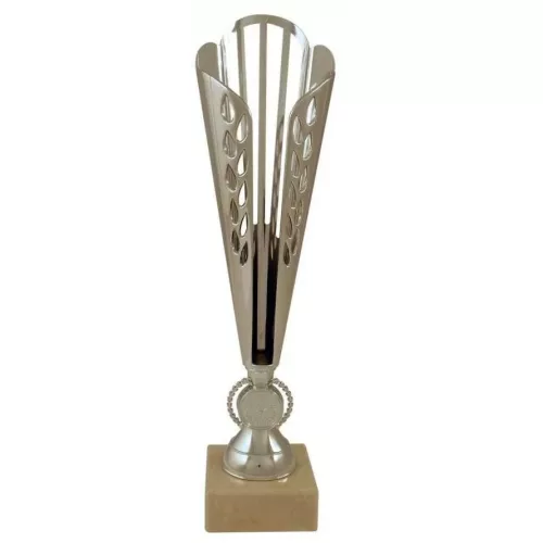 Prozona Trofej Sport strieborný pohár mramorový podstavec výška 34,5cm