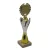 ProZona Športová trofej dizajn terča mramorový podstavec zlato-strieborná 28 cm