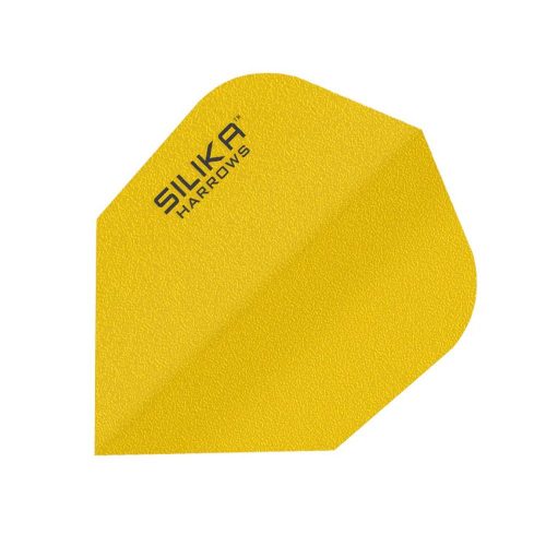 Letky na šípky Harrows Silika Solid žlté, štandard No6, 100 mikron