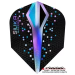 Letky na šípky Harrows Silika Colourshift sivé, standard No6, 100 mikron