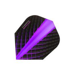 Letky na šípky Harrows Quantum čierno-fialové, štandard