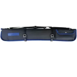 Puzdro Laperti Cue Bag 2+2 čierno-modré na biliardové tága