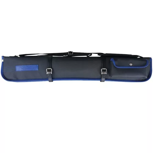 Puzdro Laperti Cue Bag 2+2 čierno-modré na biliardové tága