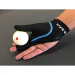 Biliardová rukavica Buffalo Universal čierna, modrá, veľkosť L