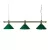 Biliardová lampa Buffalo Baron 3 zelená