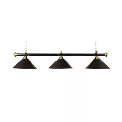 Biliardová lampa Buffalo Baron 3 čierna