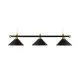 Biliardová lampa Buffalo Baron 3 čierna